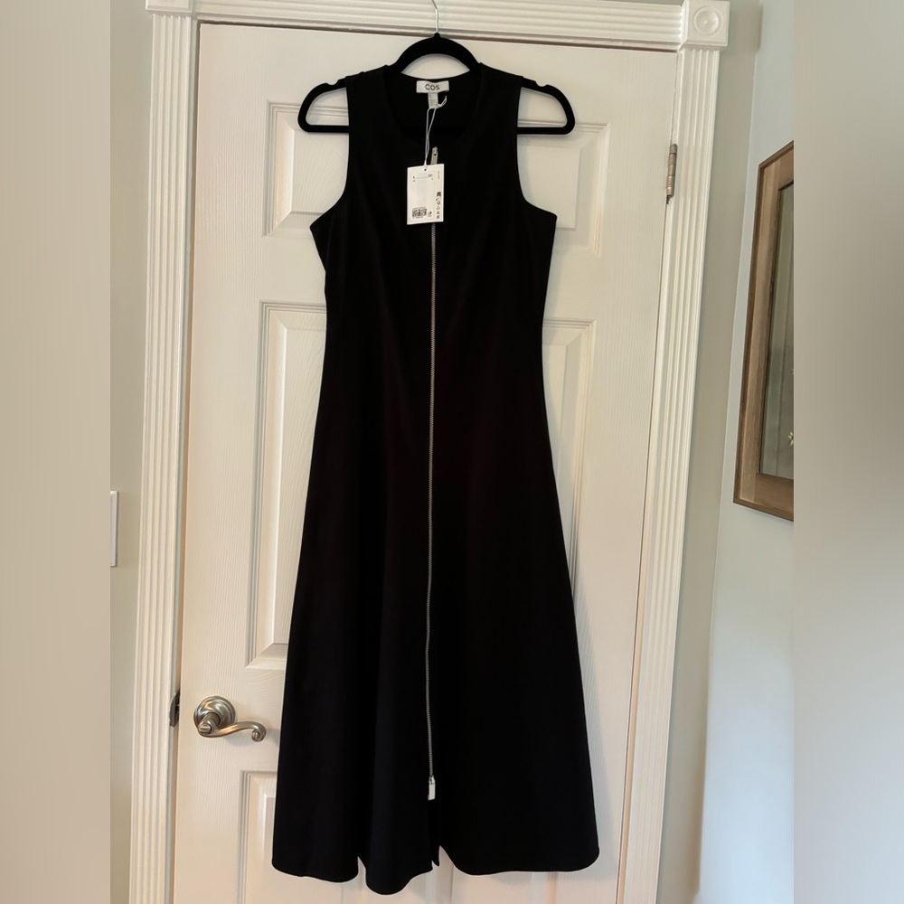COPY - NWT-COS Cotton Midi Dress with Zipper